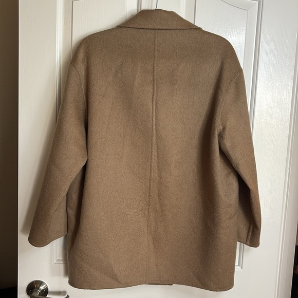 EUC BRUNELLO CUCINELLI women’s cashmere unlined/soft structure coat camel sz 38 - Picture 8 of 10